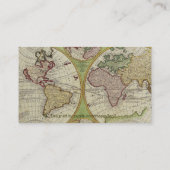 OLD WORLD MAPビジネス&プロファイルカード 名刺 (裏面)