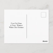 Old World Nostalgia with Pine Christmas Ornament  ポストカード (裏面)