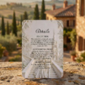 Old World Romantic Fairytale Cathedral Scene エンクロージャーカード