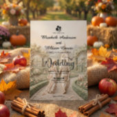 Old World Romantic Fairytale Secret Garden Wedding 招待状