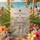Old World Romantic Fairytale Secret Garden Wedding 招待状