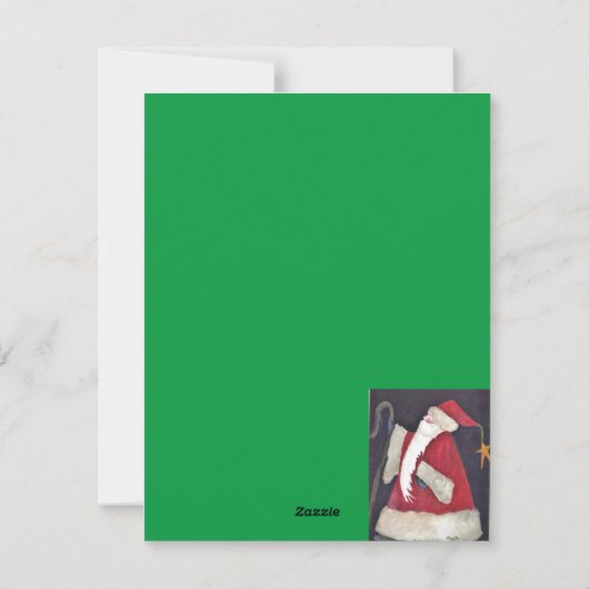 Old World Santa  シーズンカード (裏面)