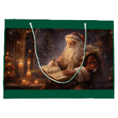 Old World Santa ラージペーパーバッグ (裏面)