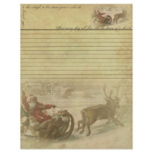 Old World Santa Letterhead – サンタからの手紙