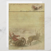 Old World Santa Letterhead – サンタからの手紙 (正面/裏面)