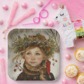 Old World Winter Child ペーパープレート (パーティー)