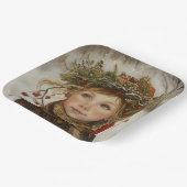 Old World Winter Child ペーパープレート (傾斜あり)