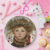 Old World Winter Child ペーパープレート (パーティー)