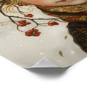 Old World Winter Child ポスター (角)