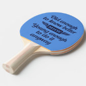 「Old & Young」卓球ラケット 卓球ラケット (正面アングル)