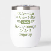 "Old & Young"名前をカスタムするトートバッグ (正面)