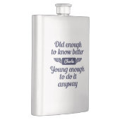 「Old & Young」名前をカスタムする フラスク (右)