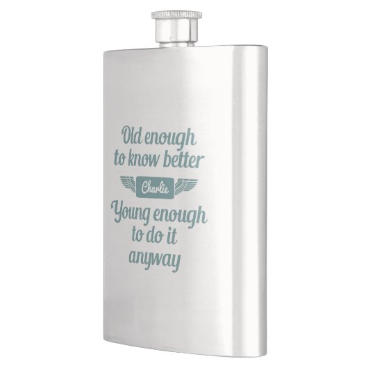 「Old & Young」名前をカスタムする フラスク (左)