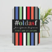 #oldasf誕生日パーティーおもしろい招待状 招待状 (スタンド正面)