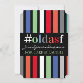 #oldasf誕生日パーティーおもしろい招待状 招待状 (正面)