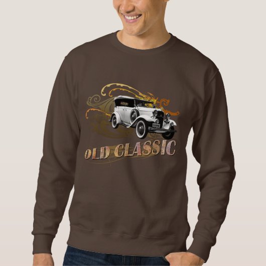 OldClassicCar_BSweatshirt スウェットシャツ (正面)