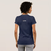 Oldeの学校の女性暗闇のワイシャツ Tシャツ (裏面フル)