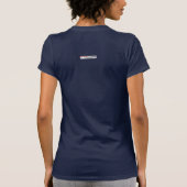 Oldeの学校の女性暗闇のワイシャツ Tシャツ (裏面)