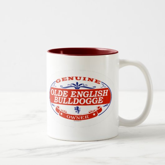 Oldeの英語Bulldogge ツートーンマグカップ (右)