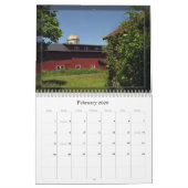 Oldeの赤の納屋 カレンダー (2月 2026)