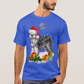 Olde おもしろい English Sheepdog Dog Christmas Lights S Tシャツ