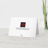 Olde World Greeting Card カード (裏面)