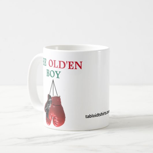 Old'enの男の子 コーヒーマグカップ (正面左)