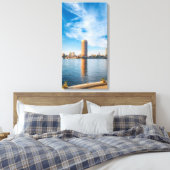 olden Nile Morning in Cairo キャンバスプリント (インサイチュ (寝室))