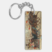 Older and Younger Sisters Ride - Mary Evans キーホルダー (正面左)