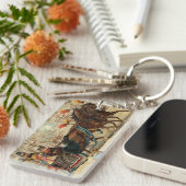 Older and Younger Sisters Ride - Mary Evans キーホルダー (正面右)