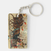 Older and Younger Sisters Ride - Mary Evans キーホルダー (裏面)