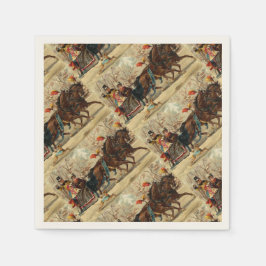 Older and Younger Sisters Ride - Mary Evans スタンダードカクテルナプキン