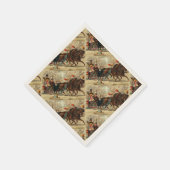 Older and Younger Sisters Ride - Mary Evans スタンダードカクテルナプキン (角)