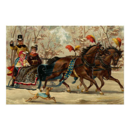 Older and Younger Sisters Ride - Mary Evans ポスター