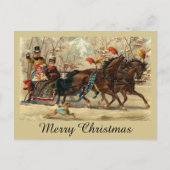 Older and Younger Sisters Ride - Mary Evans ポストカード (正面)