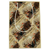 Older and Younger Sisters Ride - Mary Evans ミディアムペーパーバッグ (正面)