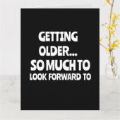 OLDER- COLONOSCOPIES FUNNY BIRTHDAY Greeting Card カード (黄色い花)