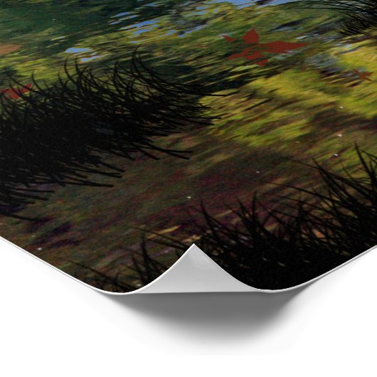 Older Man Fishing Retirement Poster ポスター (角)