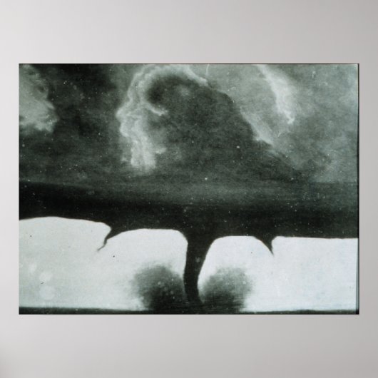 Oldest Known Photograph of a Tornado from 1884 ポスター (正面)