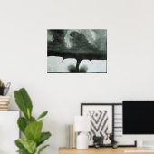 Oldest Known Photograph of a Tornado from 1884 ポスター (ホームオフィス)