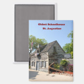 Oldest Wooden Schoolhouse  マグネット (正面/裏面)