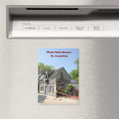 Oldest Wooden Schoolhouse  マグネット (インサイチュ (食洗機))