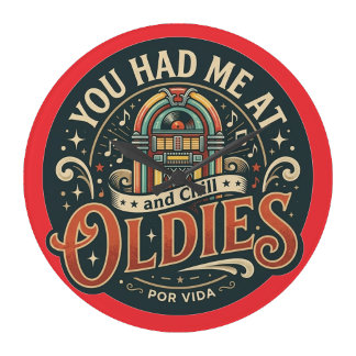 Oldiesで心をつかまれた ラージ壁時計