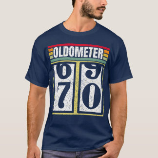 Oldometer 6970 Years Old Automotive Enthusiasts B  Tシャツ