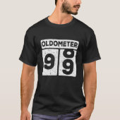 Oldometer 98-99 | 99Th Birthday Funny Gift Tシャツ (正面)