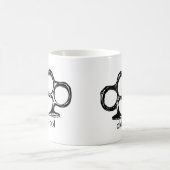 OldSchoolKnucks コーヒーマグカップ (中央)
