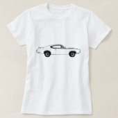 OLDSMOBILE CUTLASS 1970 Tシャツ (デザイン正面)