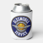 Oldsmobile Serviceヴィンテージ署名。 缶クーラー (缶正面)