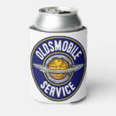 Oldsmobile Serviceヴィンテージ署名。 缶クーラー (缶裏面)