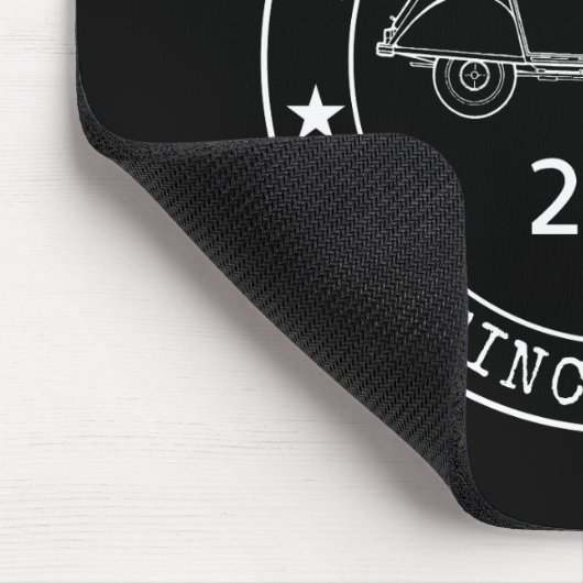 Oldtimer 2CVアブゼイヘンエンジニアリングエンブレム マウスパッド (コーナー)